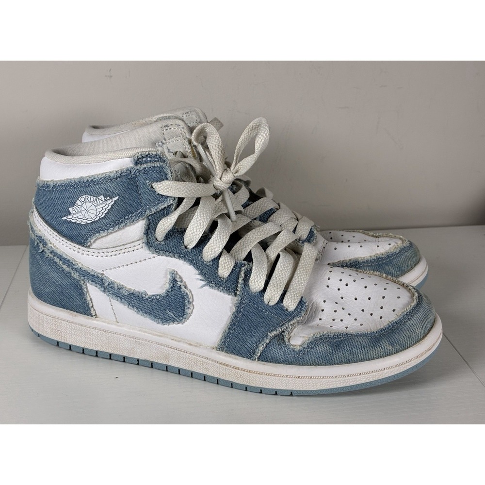 Nike Air Jordan 1 High PS Denim Size 3Y Sneaker Shoe CU0449-104